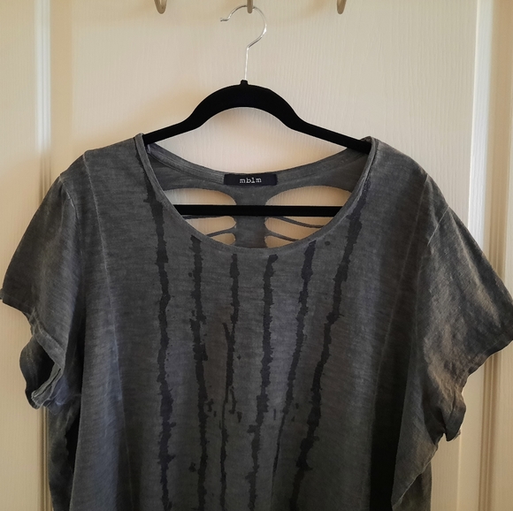 mblm Slash Back Tee - Picture 3 of 10